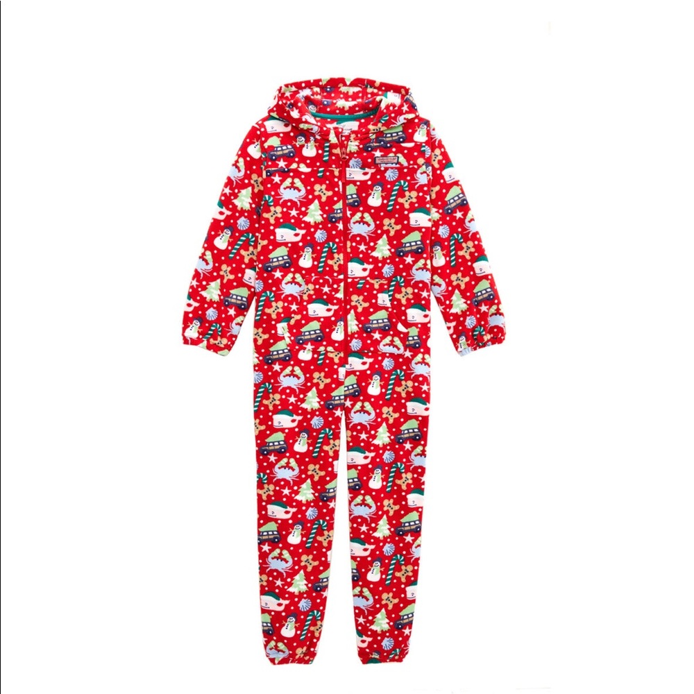 Kids Vineyard Vines fleece hooded loungewear